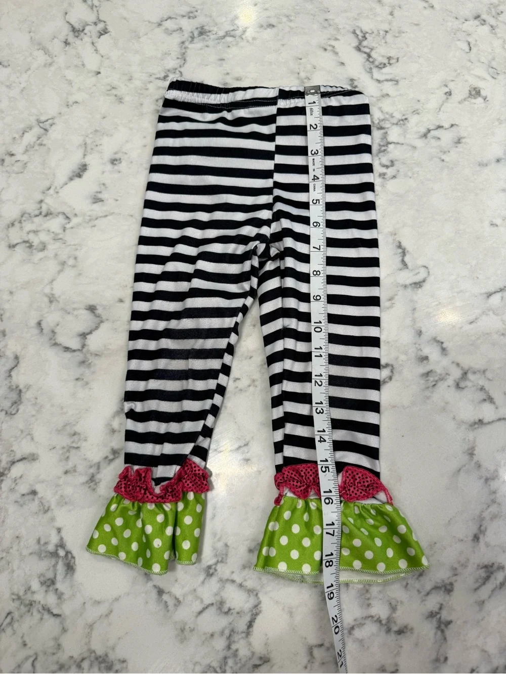 Girls 2-3Y Halloween Boo Ghost Ruffle Top & Pants Set